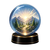 Early-morning hiking achievement badge