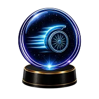 First wheelchair push achievement badge