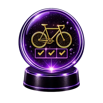 Cycling achievement badge