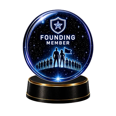 Founding member achievement badge